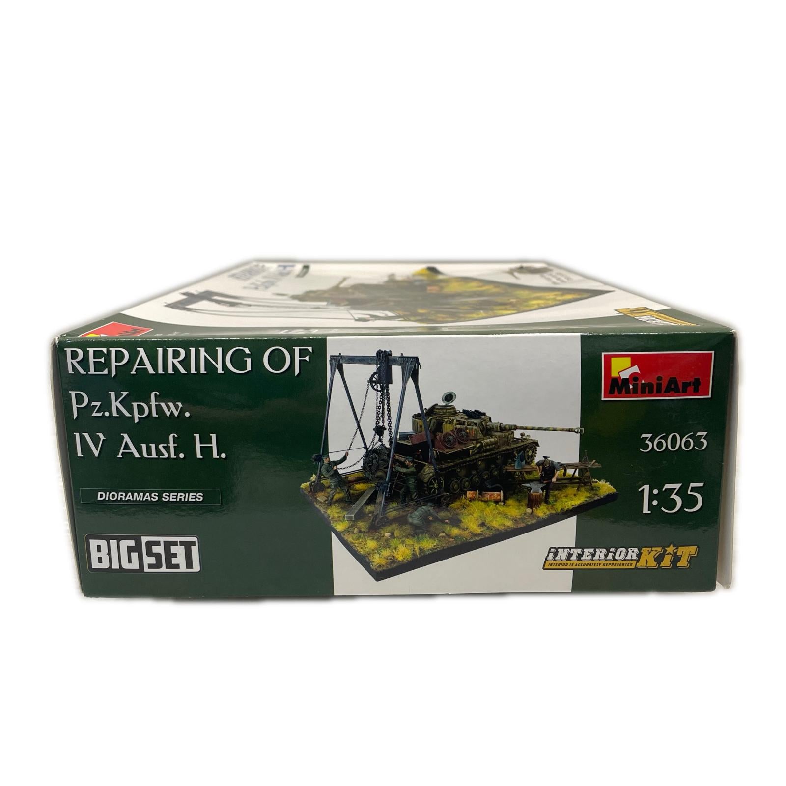 1/35 Pz.Kpfw. IV Ausf. H. 修理中 ビッグセット Pz.Kpfw.Ⅳ Ausf.H.修理中　ビッグセット Mini Art ミリタリープラモ