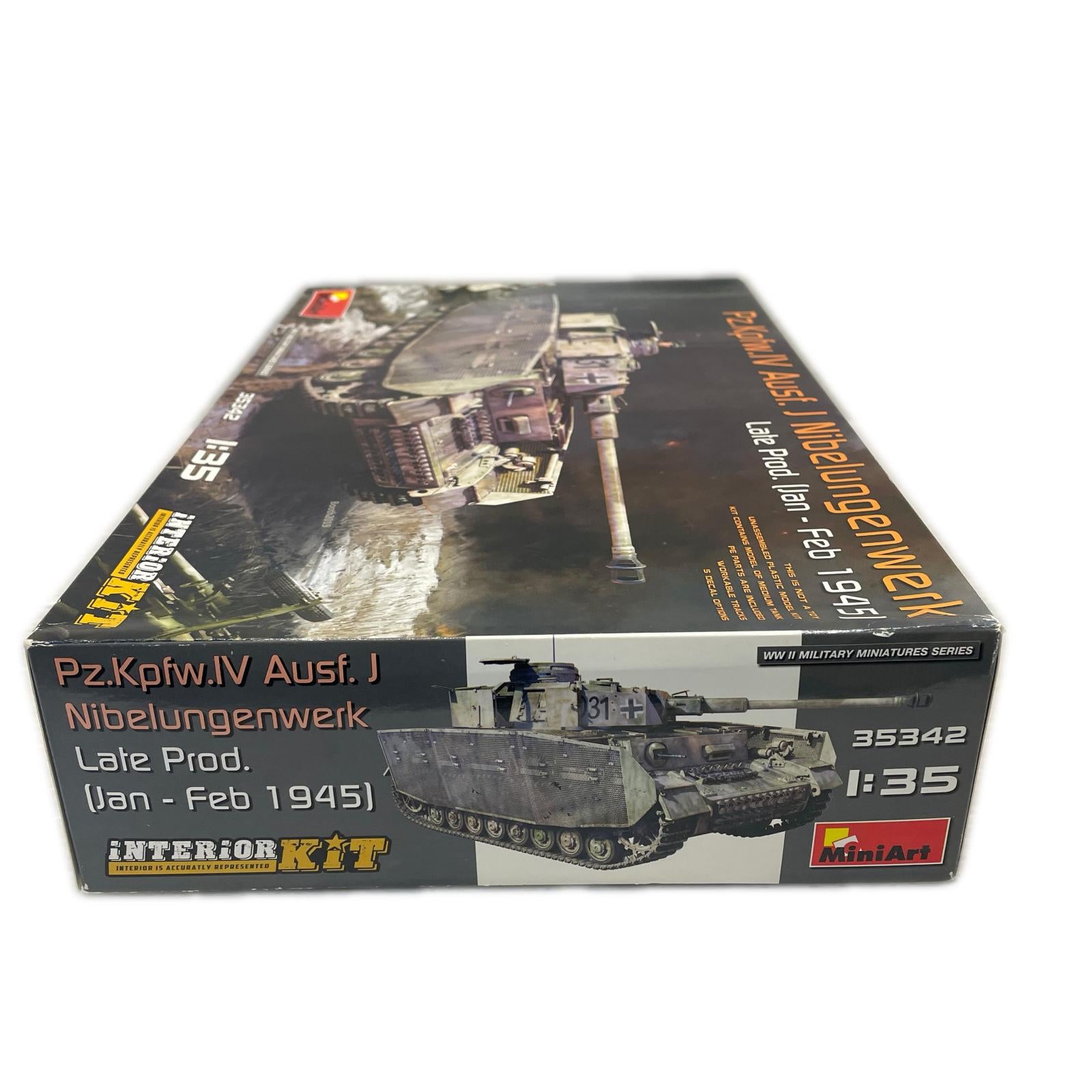 1/35 IV号戦車J型ニーベルンゲン工場製 後期型 ドイツ軍 Ⅳ号戦車 J型ニーベルンゲン工場製　後期型 Mini Art ミリタリープラモ