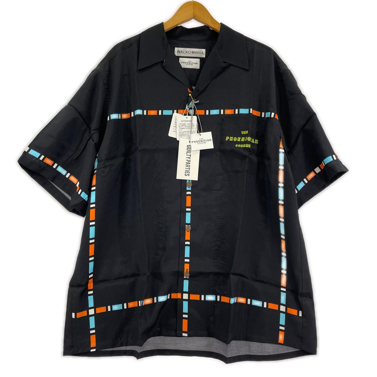 半袖シャツ THE PHOENICIAN SCHEME HAWAIIAN SHIRT XL ブラック