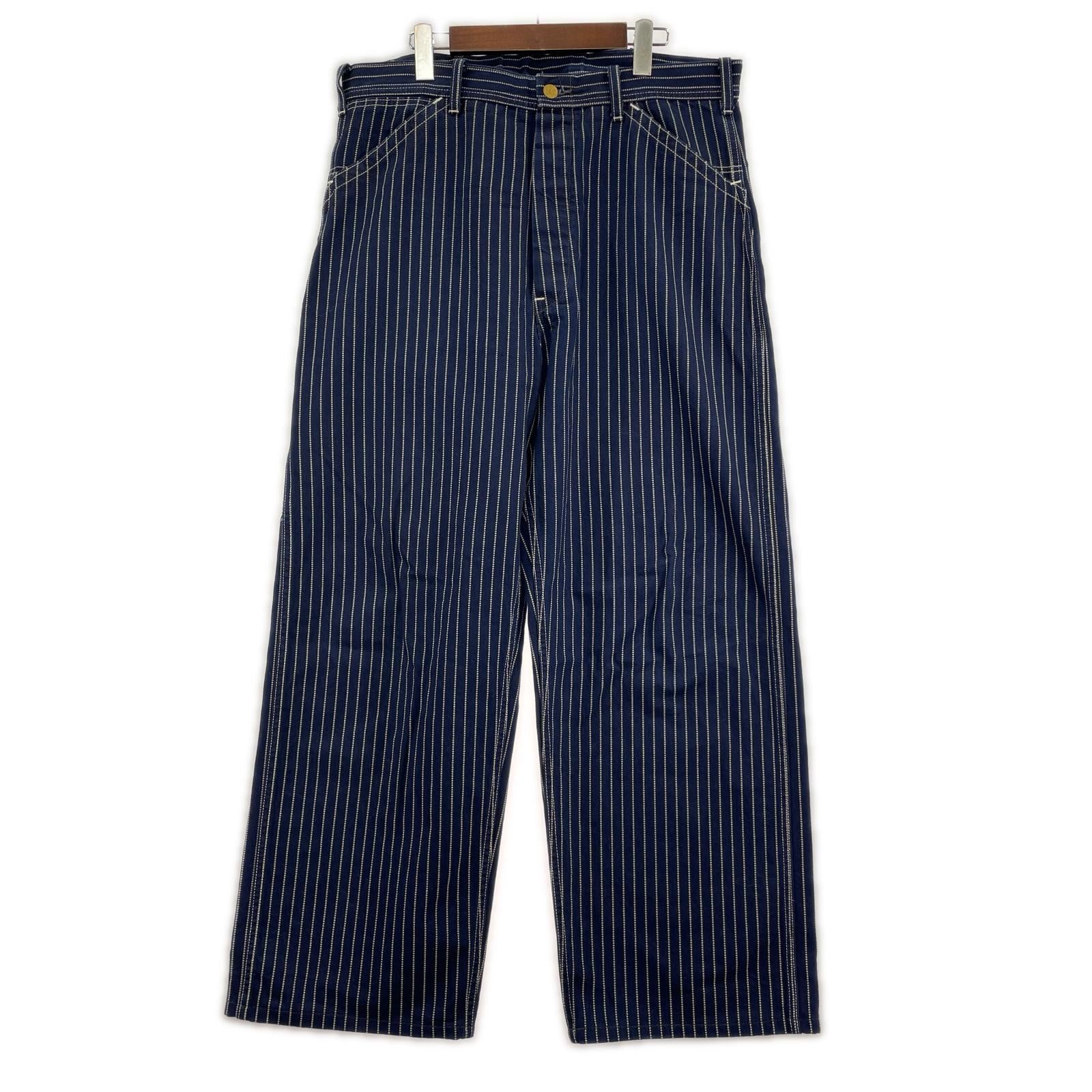 パンツ VINTAGE PAINTER PANTS ウォバッシュ L ネイビー