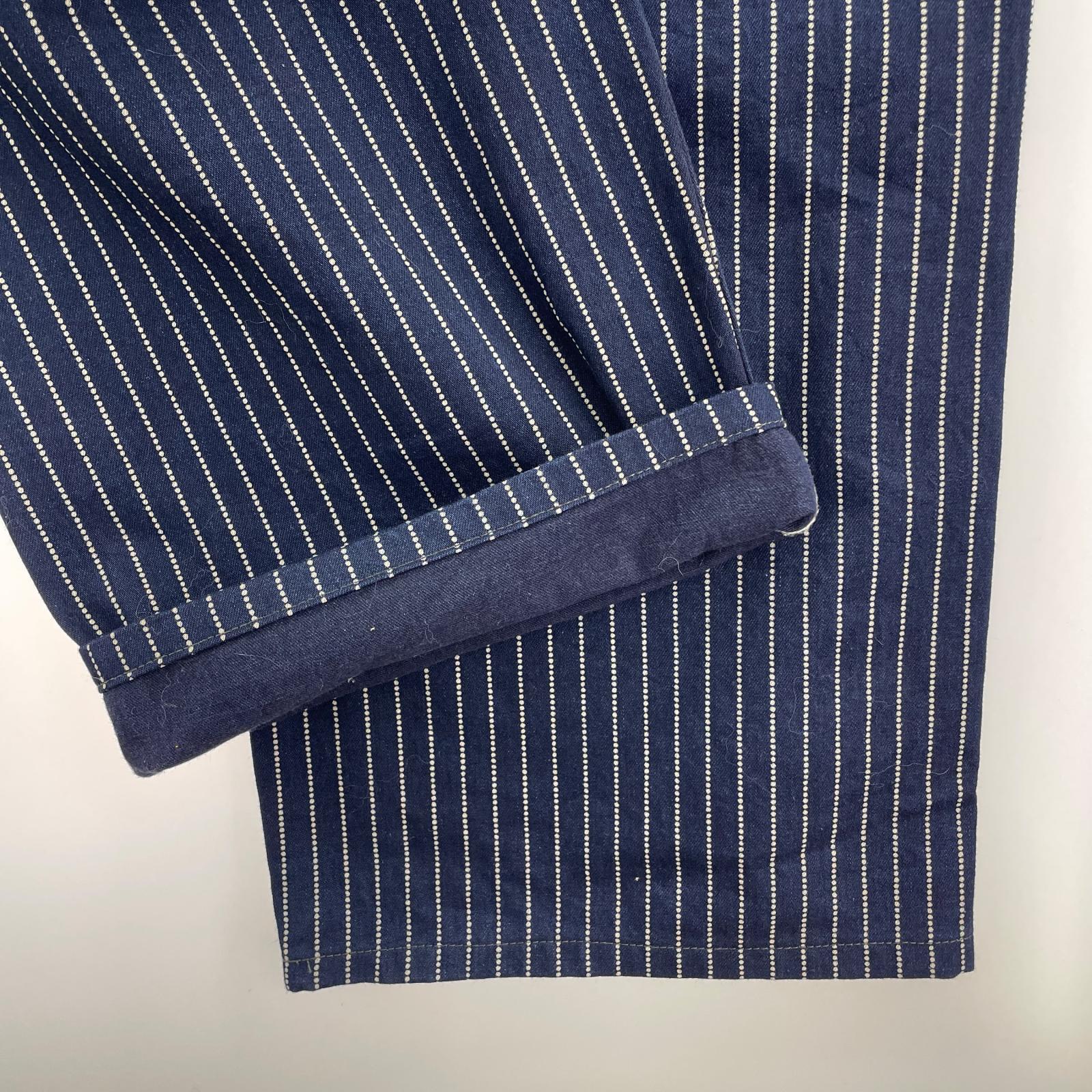 パンツ VINTAGE PAINTER PANTS ウォバッシュ L ネイビー