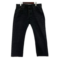 デニムパンツ Levi's PREMIUM 501 後染めﾌﾞﾗｯｸ 赤耳 34 ブラック