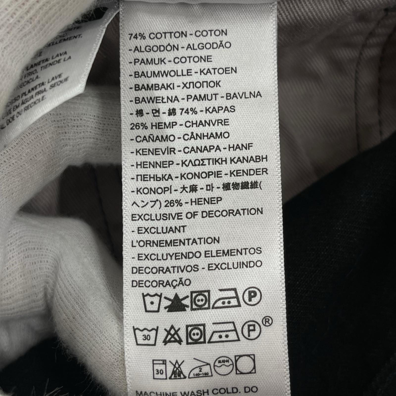 デニムパンツ Levi's PREMIUM 501 後染めﾌﾞﾗｯｸ 赤耳 34 ブラック