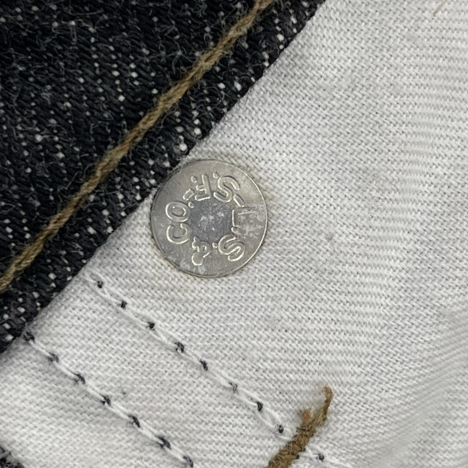 デニムパンツ Levi's 603-0259 先染めﾌﾞﾗｯｸ 日本製 33 ブラック