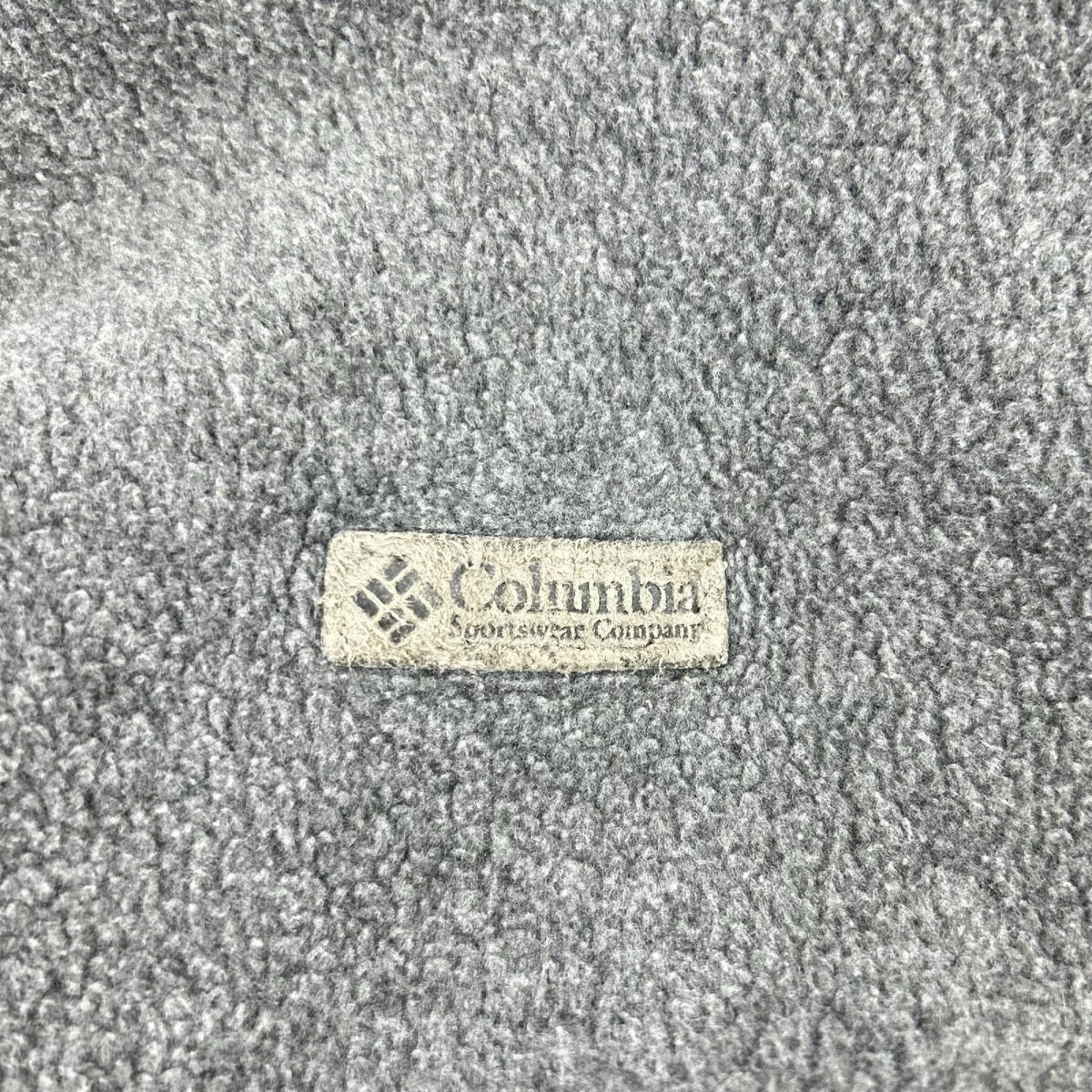 ジャケット Columbia ﾊｰﾌｼﾞｯﾌﾟﾌﾘｰｽ ｸﾞﾚｰ 米国製 L