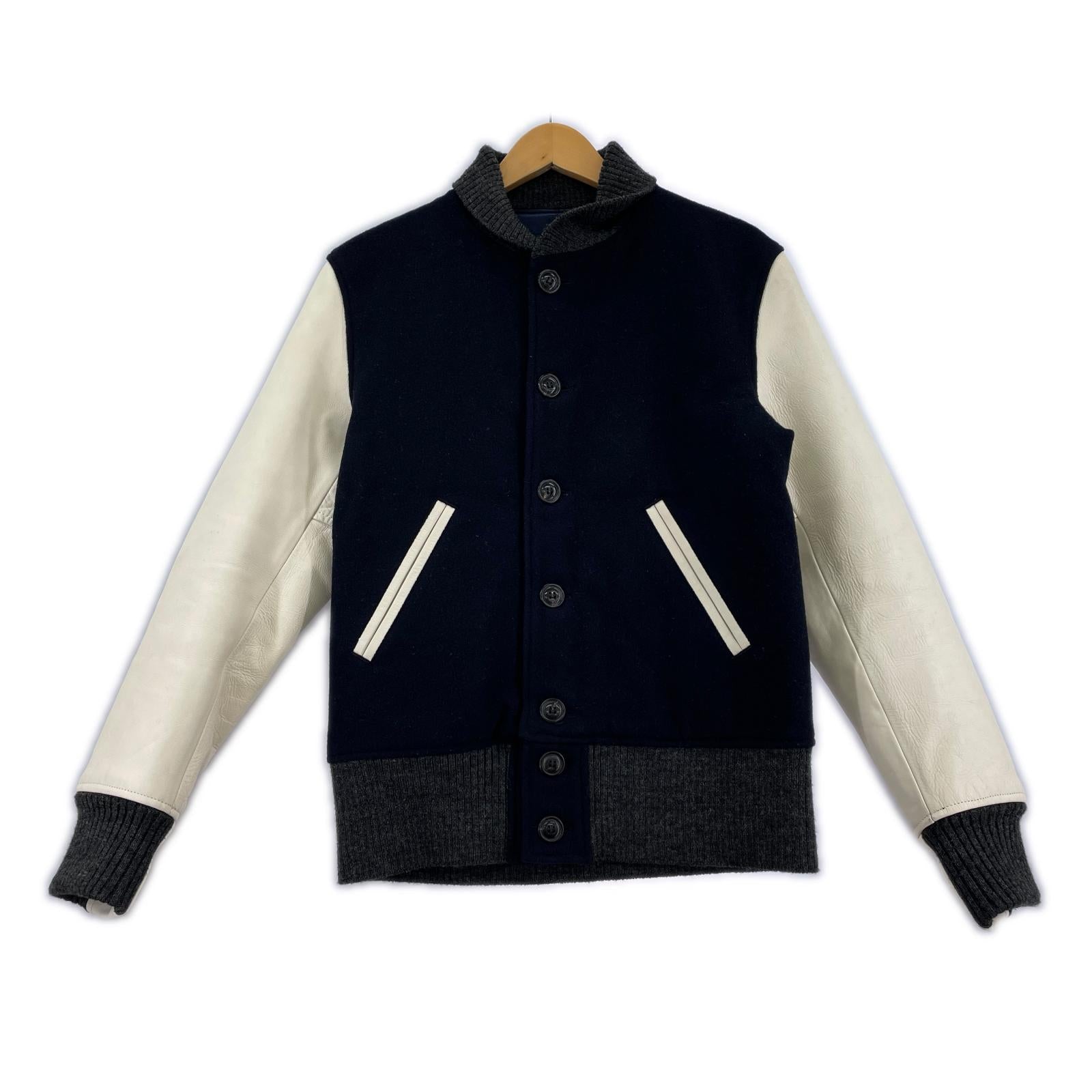 ジャケット Johnson Leather スタジャン NVY (XS)