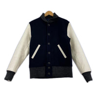 ジャケット Johnson Leather スタジャン NVY (XS)