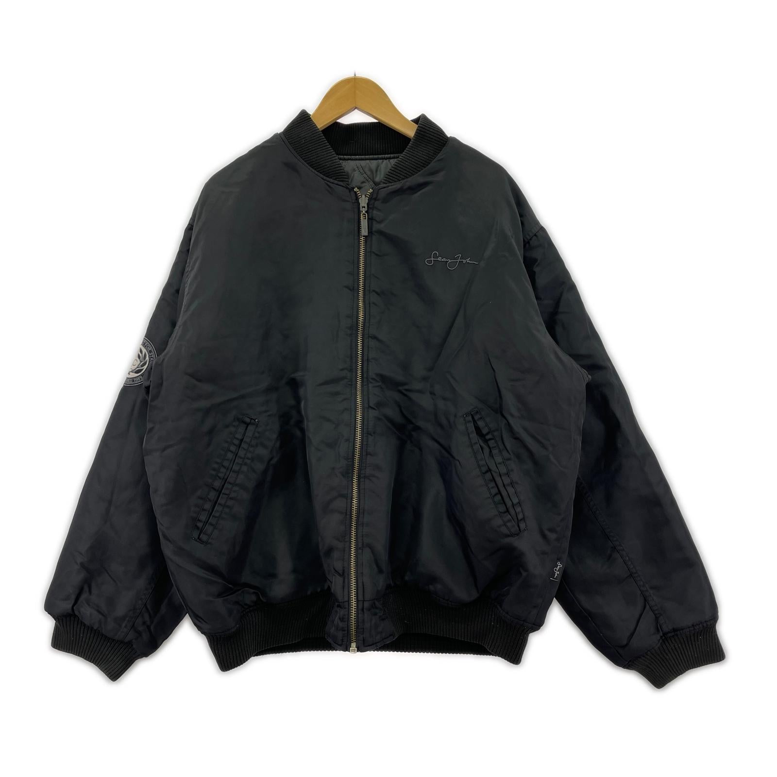 ミリタリージャケット 00s Reversible MA-1 M ブラック