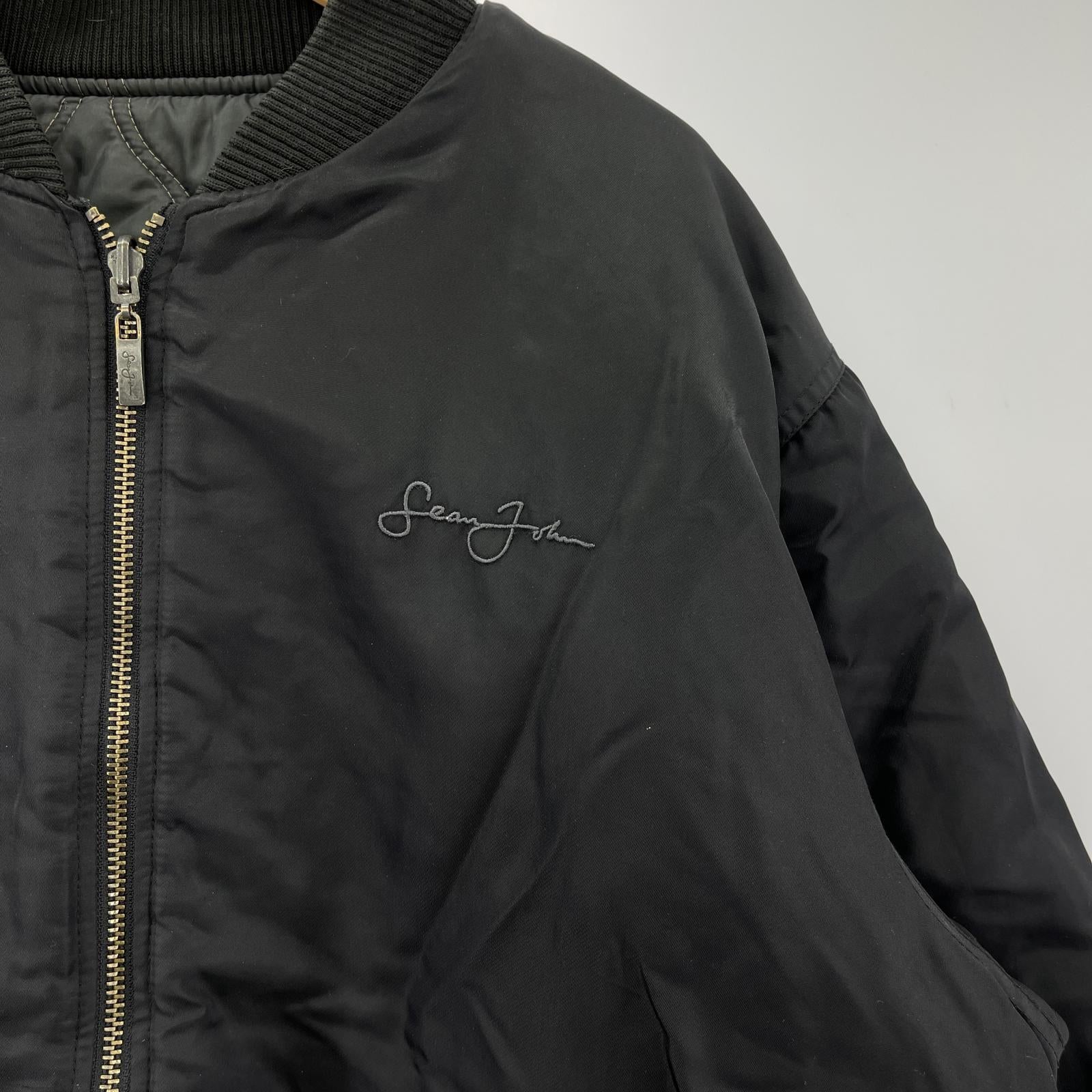 ミリタリージャケット 00s Reversible MA-1 M ブラック