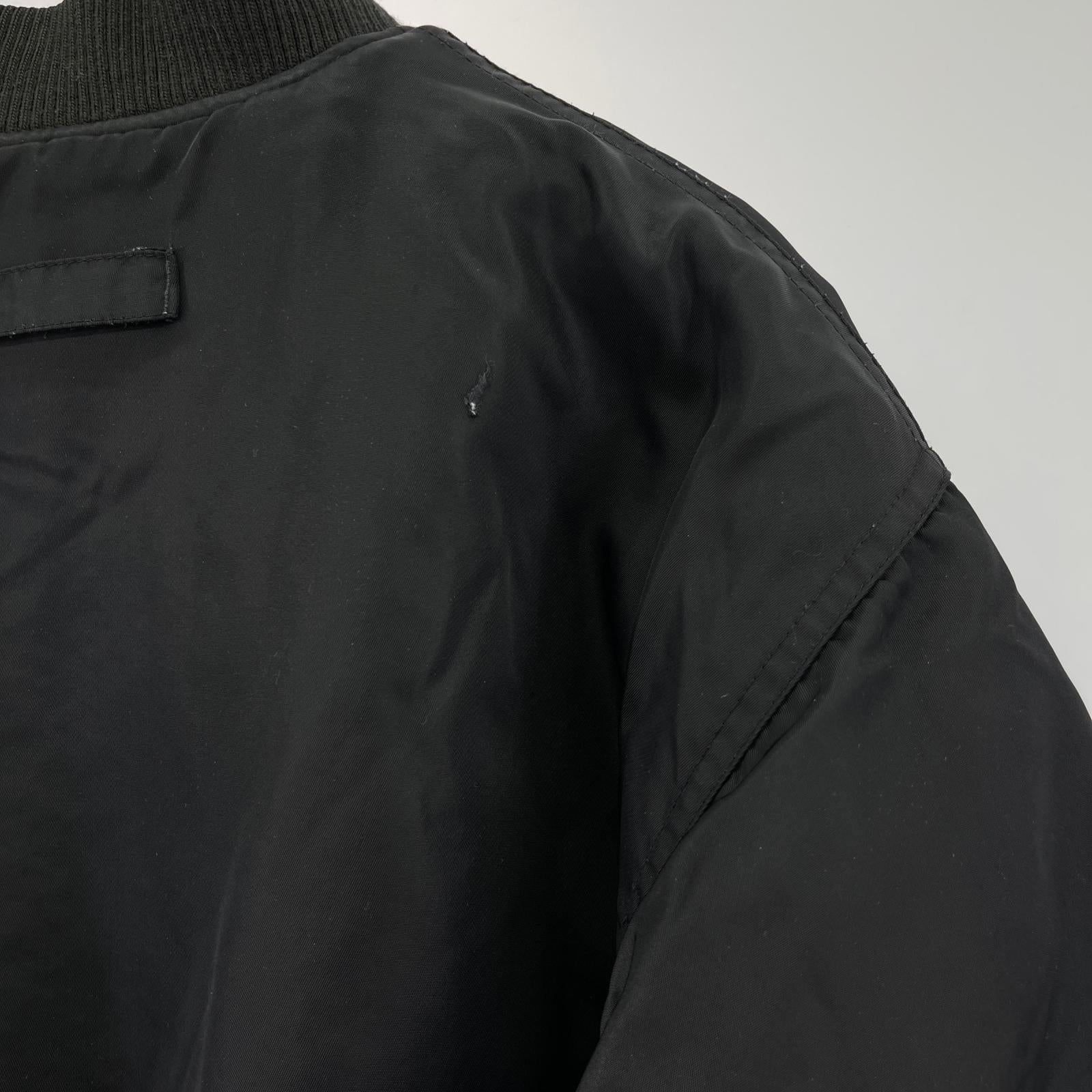 ミリタリージャケット 00s Reversible MA-1 M ブラック