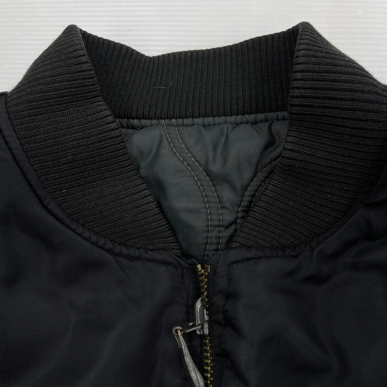 ミリタリージャケット 00s Reversible MA-1 M ブラック