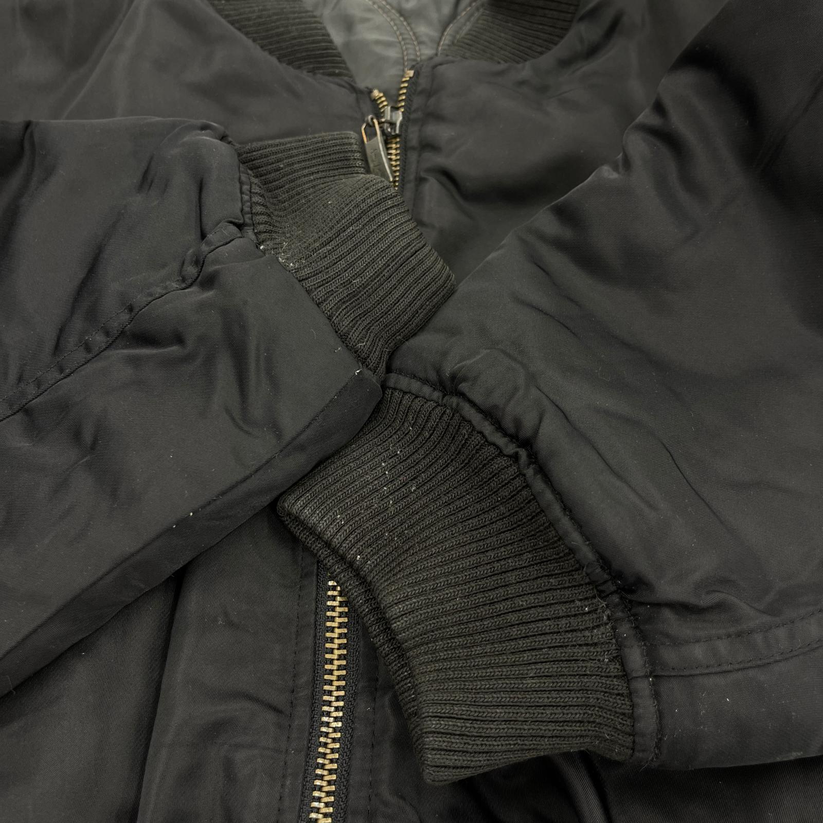 ミリタリージャケット 00s Reversible MA-1 M ブラック