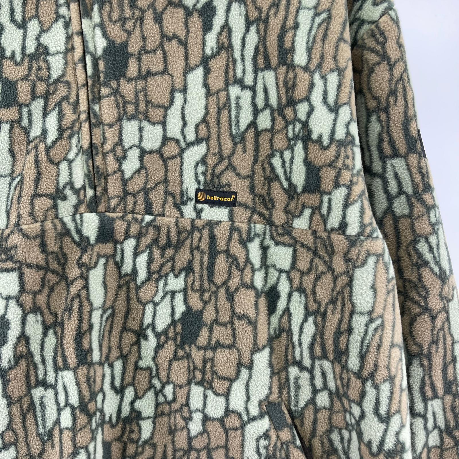 ブルゾン FLEECE NYLON PARKA ブラウン
