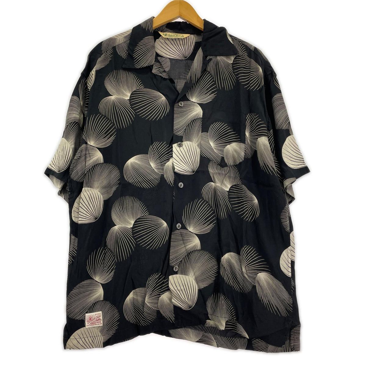 半袖シャツ ｘPJ RAYON ALOHA SHIRT SHELL L ブラック