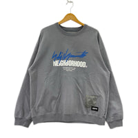 スウェット x Neighborhood Cotton Sweatshirt "Gray" LL