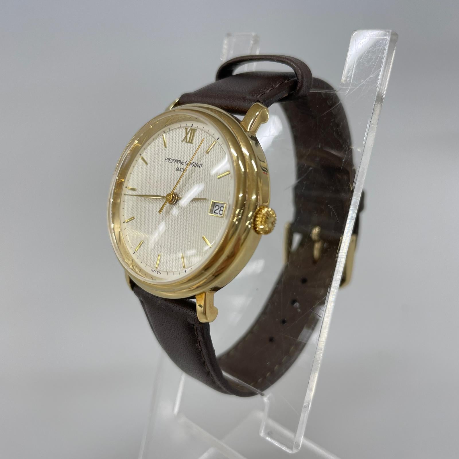腕時計 FREDERIQUECONSTANT 自動巻 スイス製 ホワイト