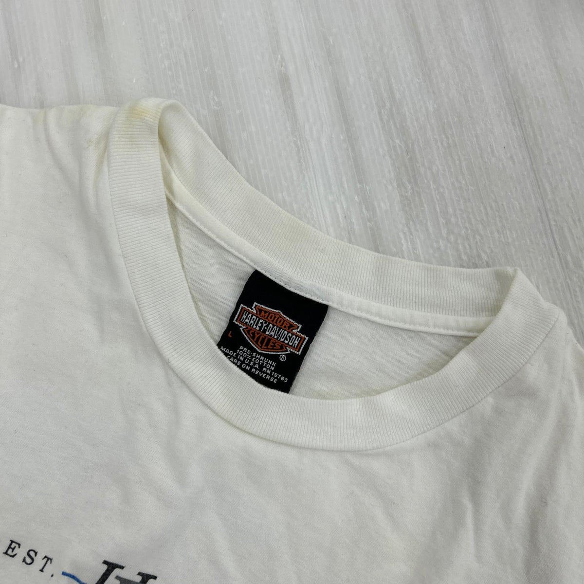 半袖Ｔシャツ HANES 両面プリント ホワイト（L) L ホワイト