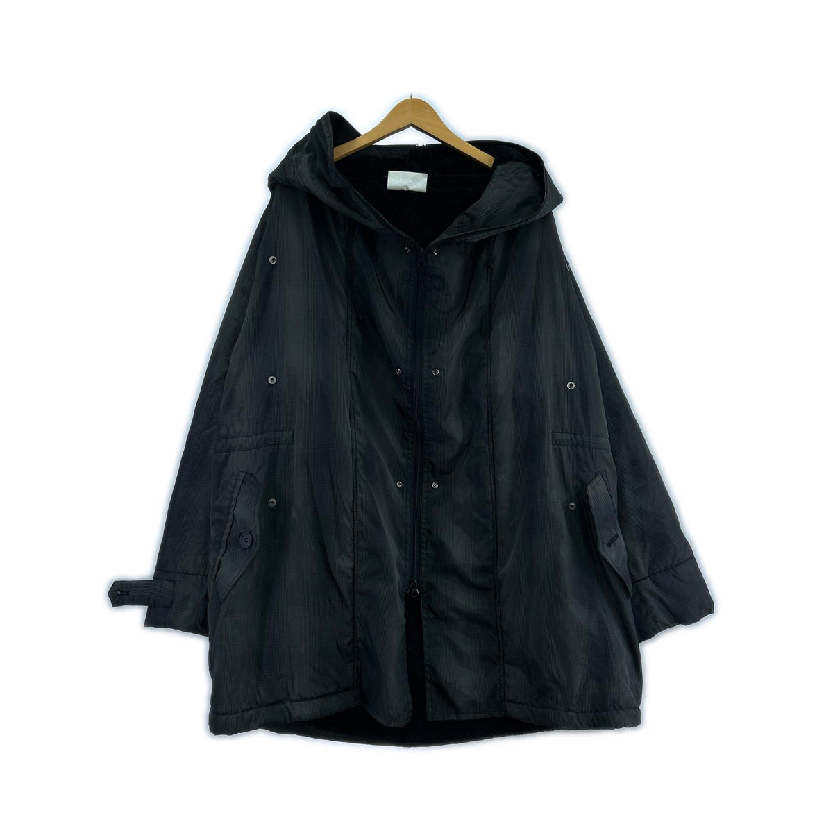 その他アウター 00s Nylon Hooded Coat M ブラック