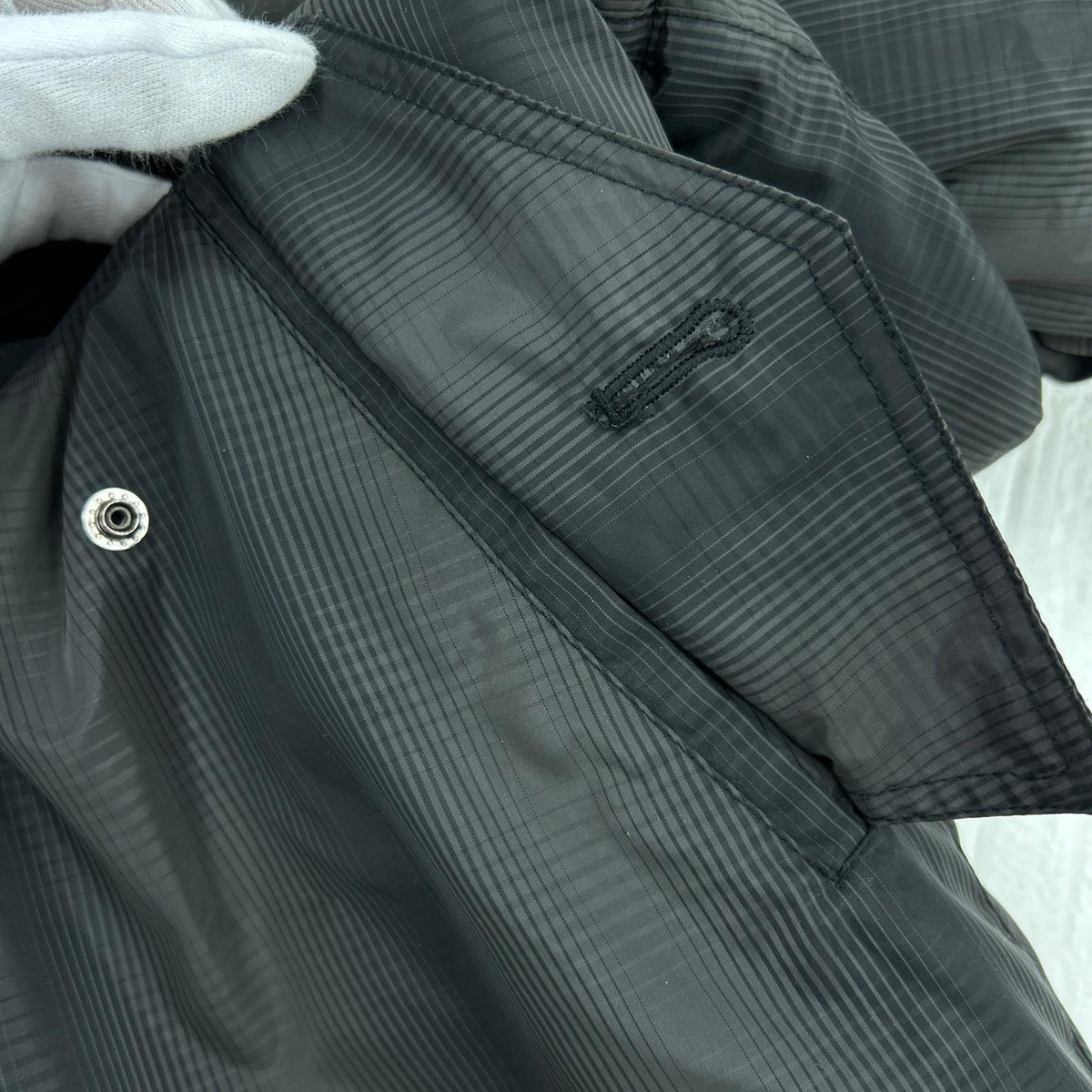 その他アウター 00s Nylon Hooded Coat M ブラック