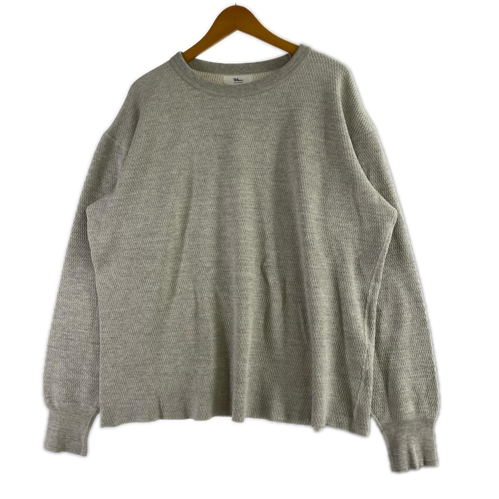 長袖Ｔシャツ ｳﾞｨﾝﾃｰｼﾞｻｰﾏﾙﾌﾟﾙｵｰﾊﾞｰ ｸﾞﾚｰ (M) M グレー