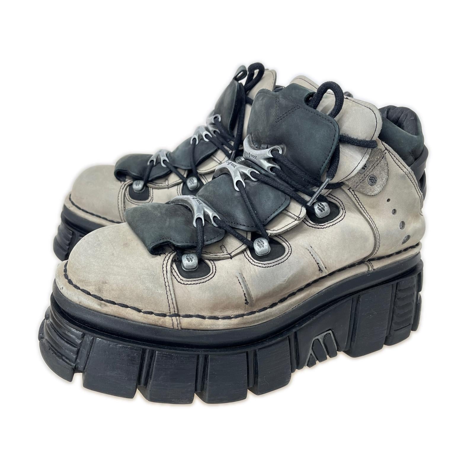 スニーカー NEW ROCK M-106-C96 グレー (46) グレー