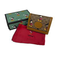 GUCCI/Mickey Mouse GGスプリーム コンパクトウォレット