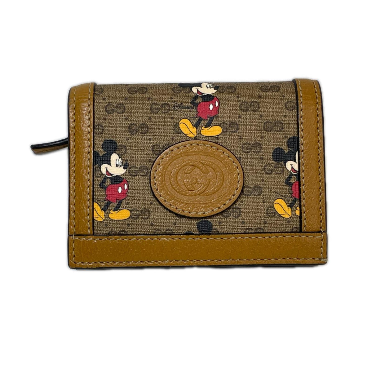 GUCCI/Mickey Mouse GGスプリーム コンパクトウォレット