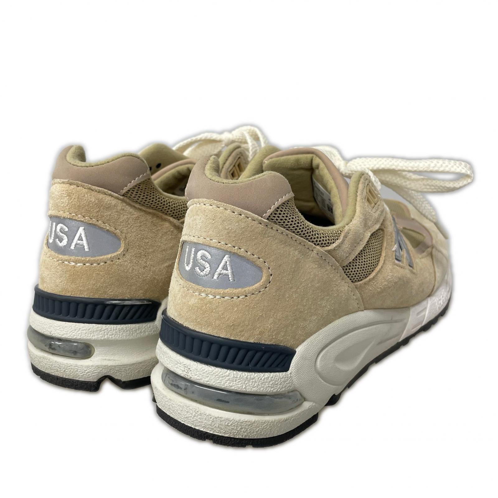 スニーカー NEW BALANCE ×KITH M990KS2 スニーカー 8 1/2 ベージュ