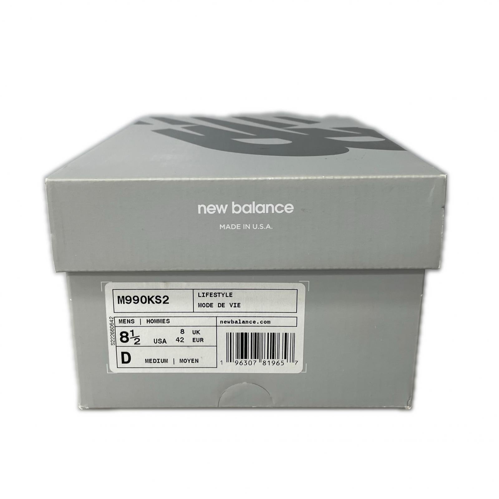 スニーカー NEW BALANCE ×KITH M990KS2 スニーカー 8 1/2 ベージュ