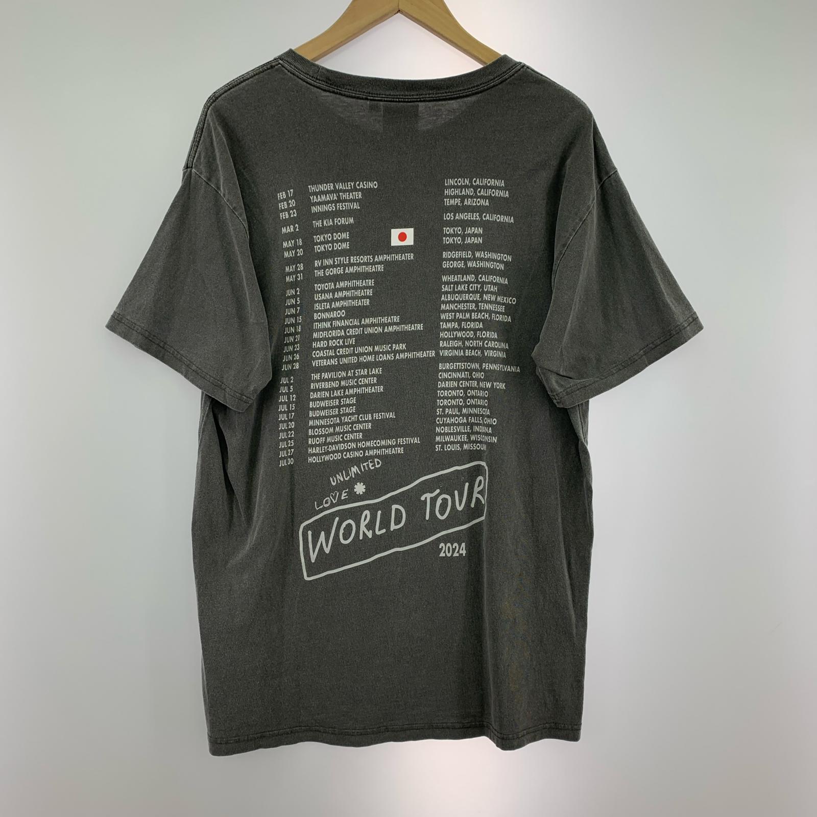 半袖Ｔシャツ 2024Red Hot Chill Peppers ツアーT グレー (L) L グレー