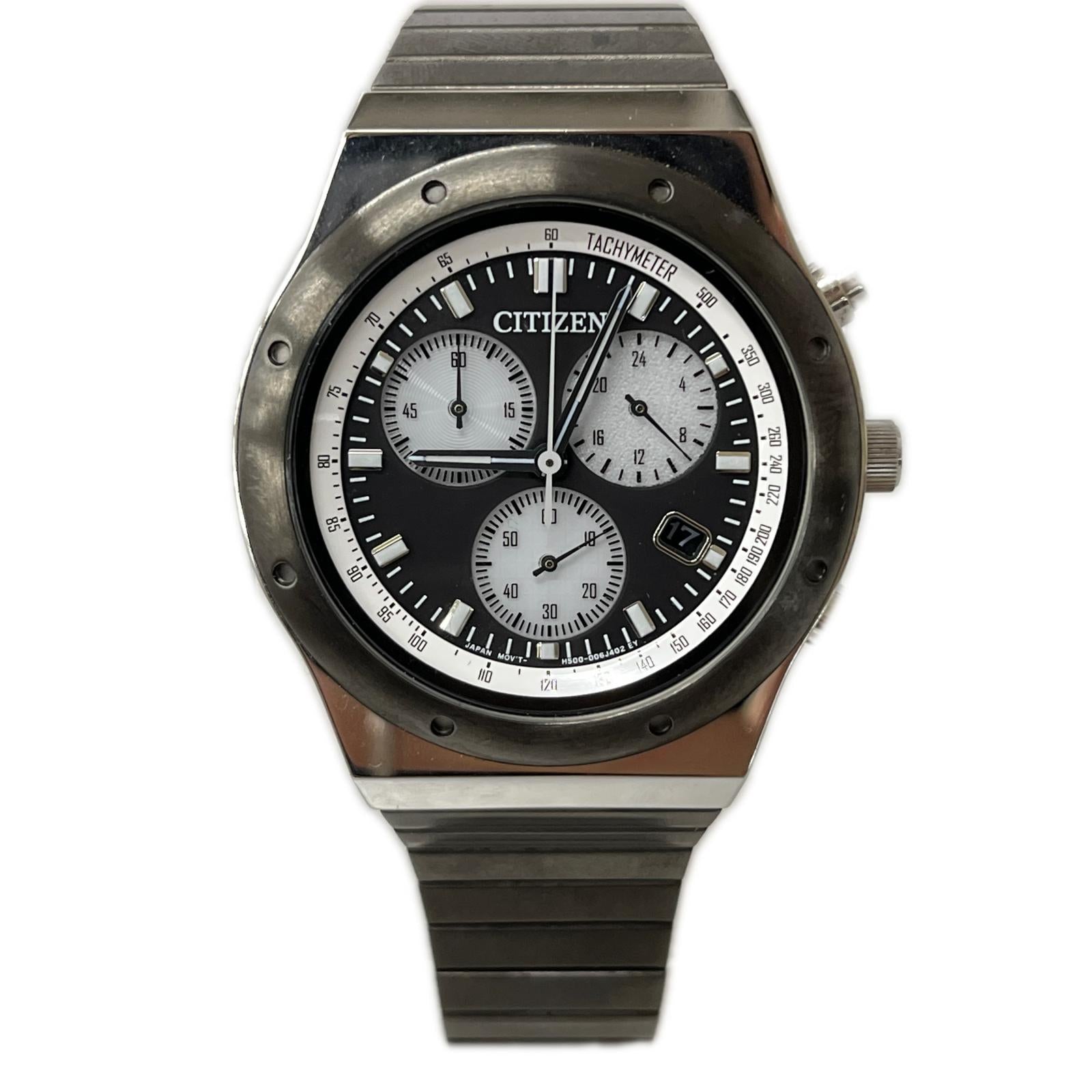 腕時計 CITIZEN×BEAMS クロノグラフ 腕時計 ブラック