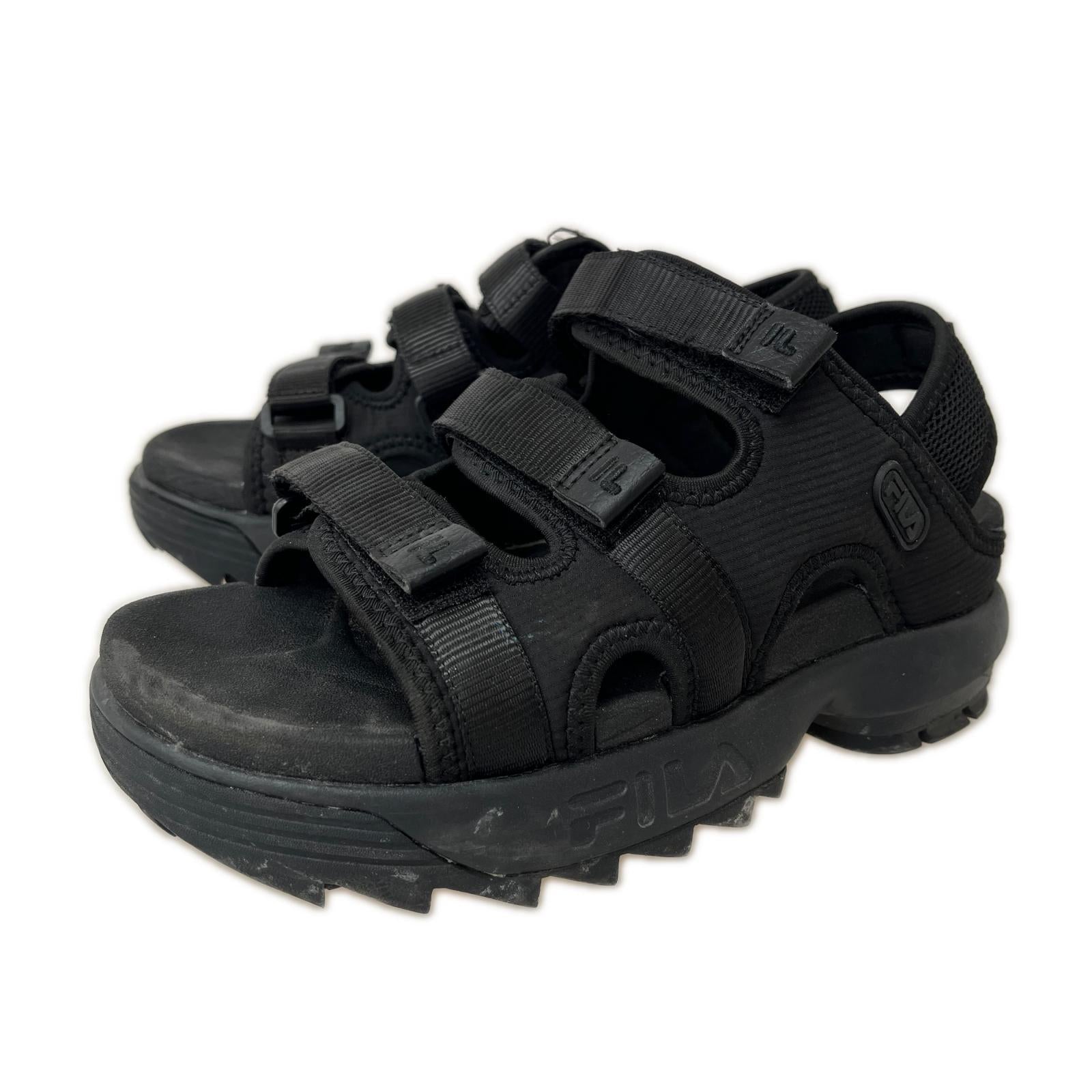 サンダル FILA DISRUPTOR SD PUFFY USS23099　黒（27㎝） 27cm (US9 UK8 1/2 EU44) ブラック