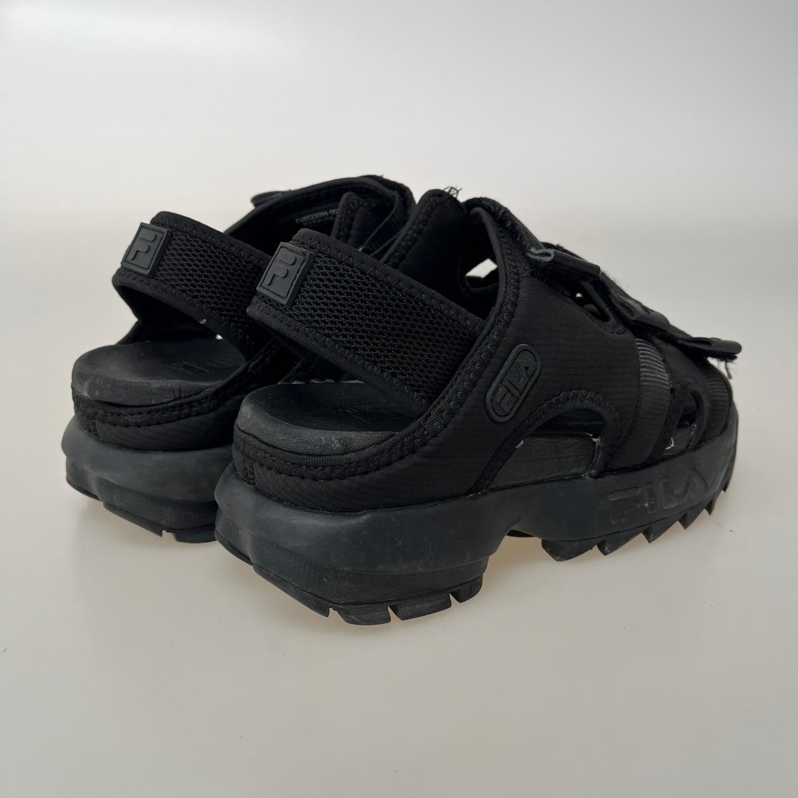 サンダル FILA DISRUPTOR SD PUFFY USS23099　黒（27㎝） 27cm (US9 UK8 1/2 EU44) ブラック