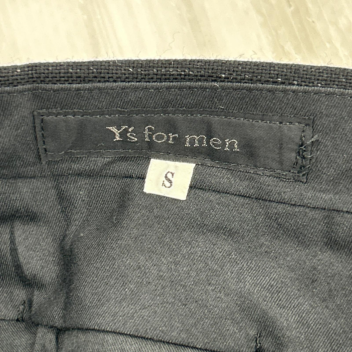 パンツ Y’s for men ストライプスラックス S ブラック S ブラック