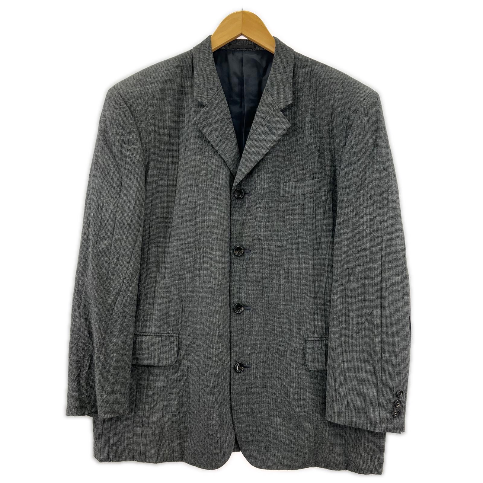 テーラードジャケット HOMME 90s ウールテーラードジャケット グレー AD1996 M M グレー