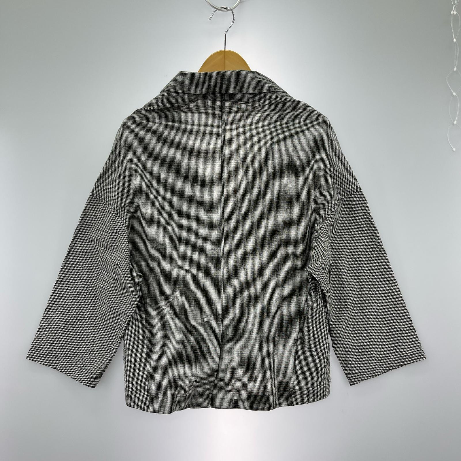 テーラードジャケット YOHJI YAMAMOTO+NOIR リネン/グレンチェック 1 1