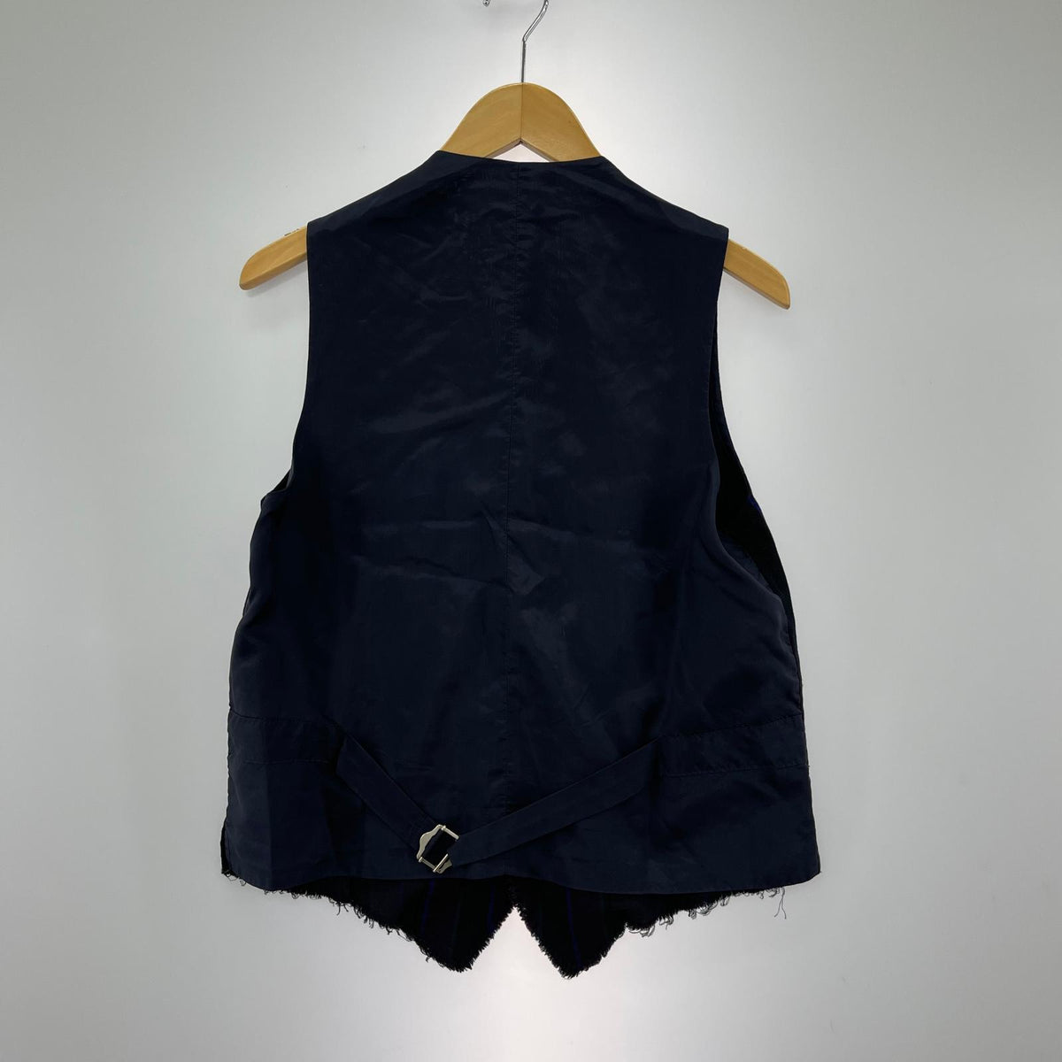 その他アウター カットオフ ジレ M ストライプ M