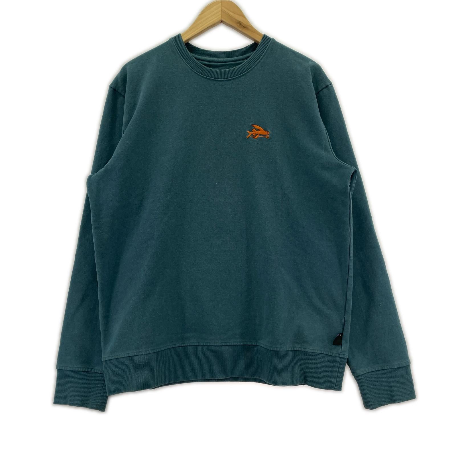 スウェット クルーネック 緑 (L) L グリーン