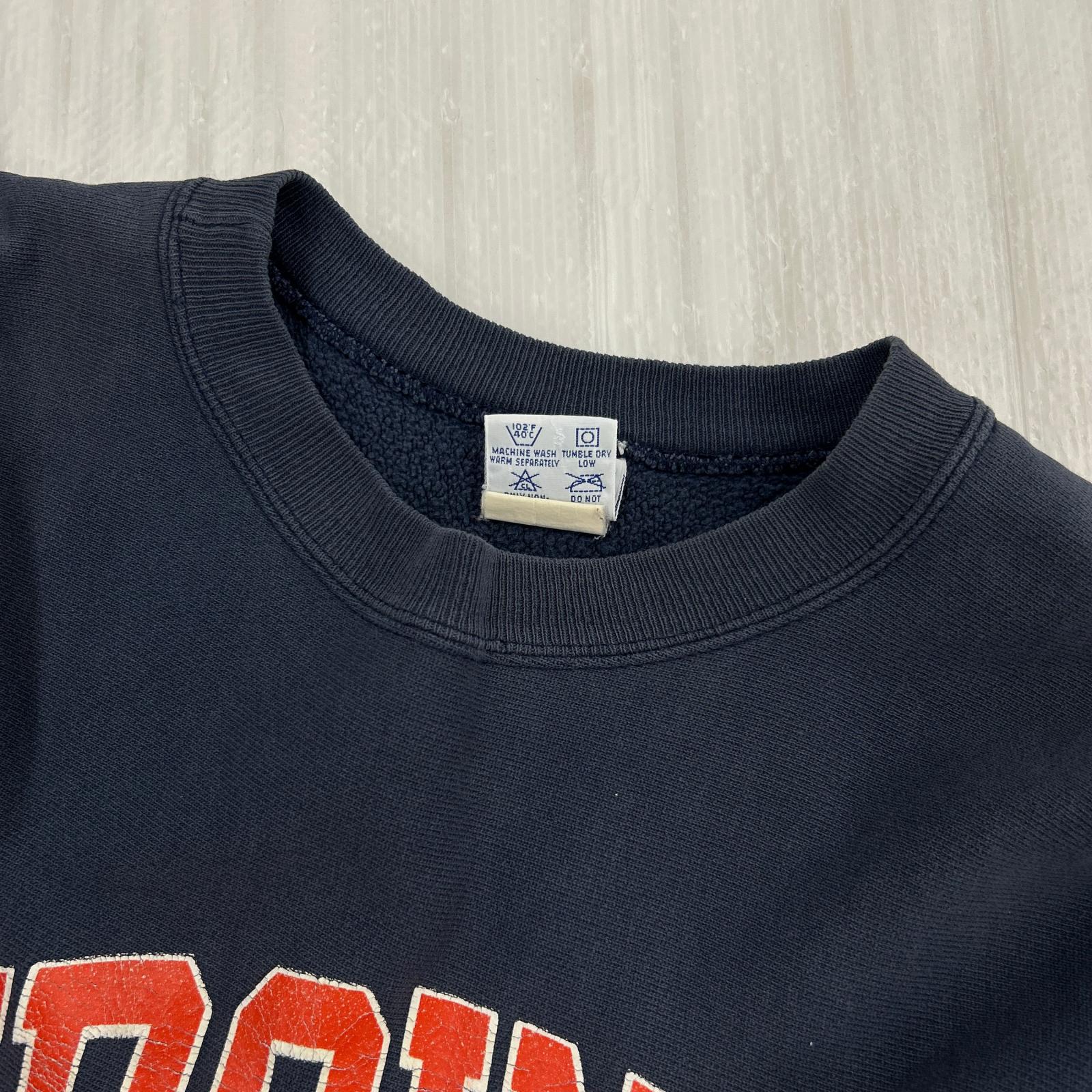 スウェット 90s REVERSE WEAVE ネイビー M M ネイビー