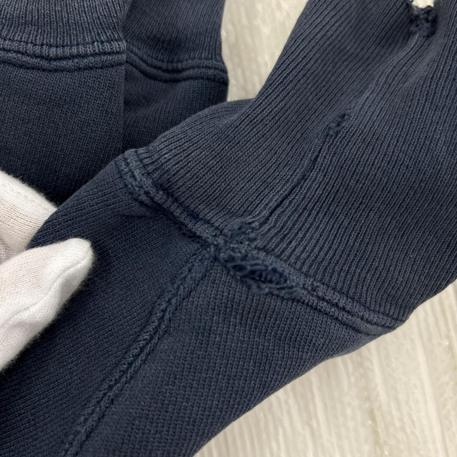 スウェット 90s REVERSE WEAVE ネイビー M M ネイビー