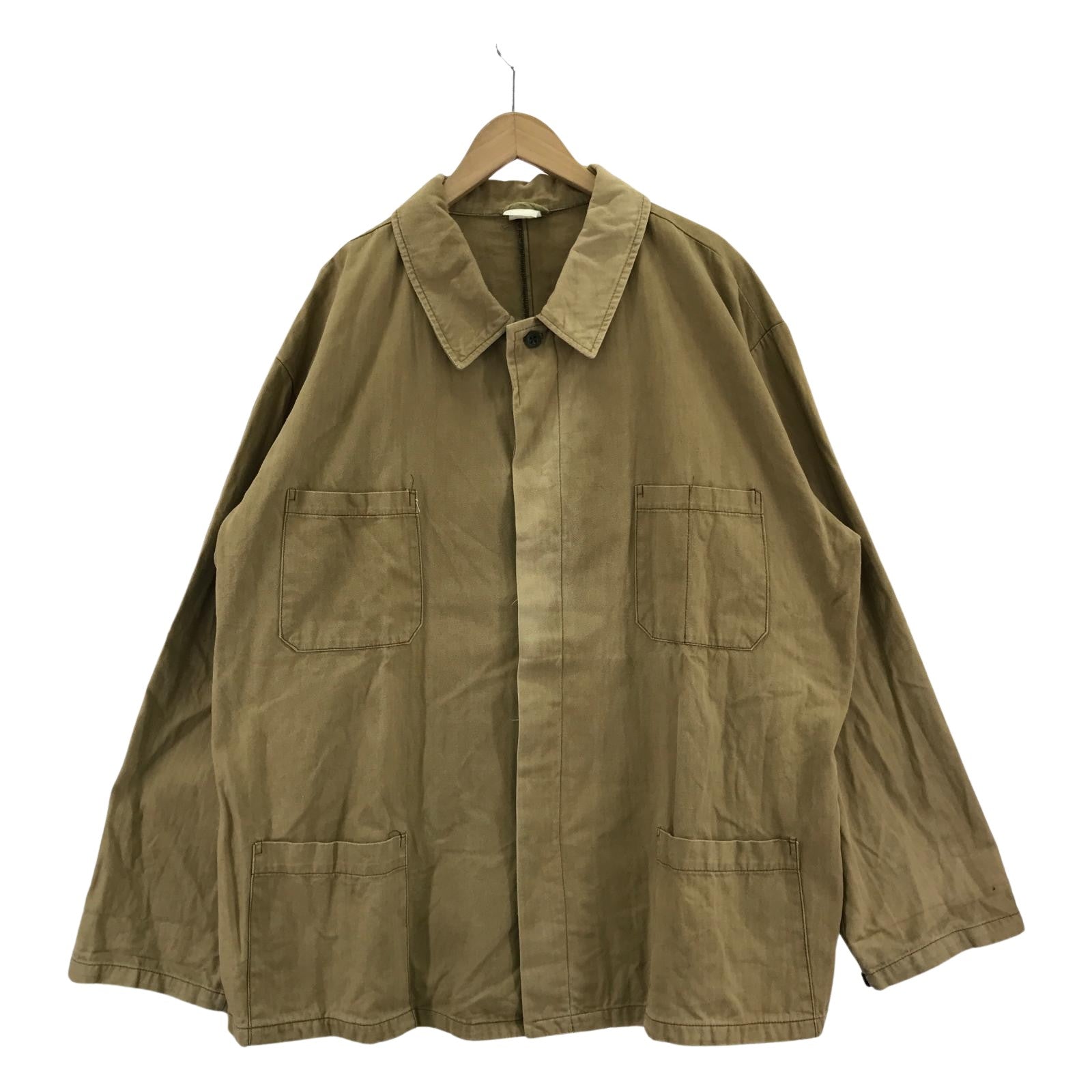 その他アウター ヘリンボーン カバーオール ベージュ ベージュ