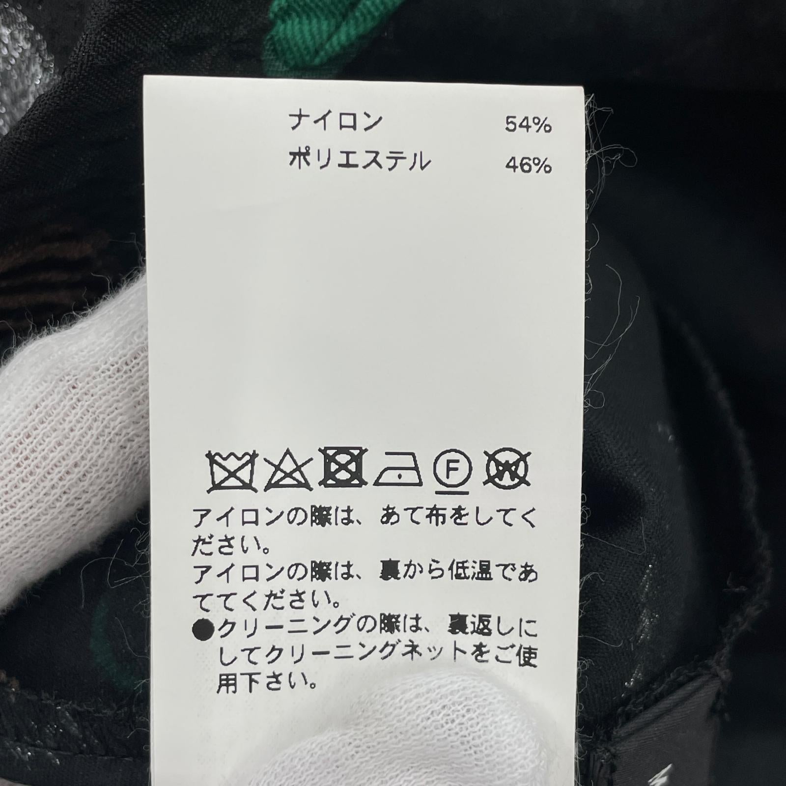チュニック Heart Jacquard Tunic ハート総柄 黒 (F) ブラック