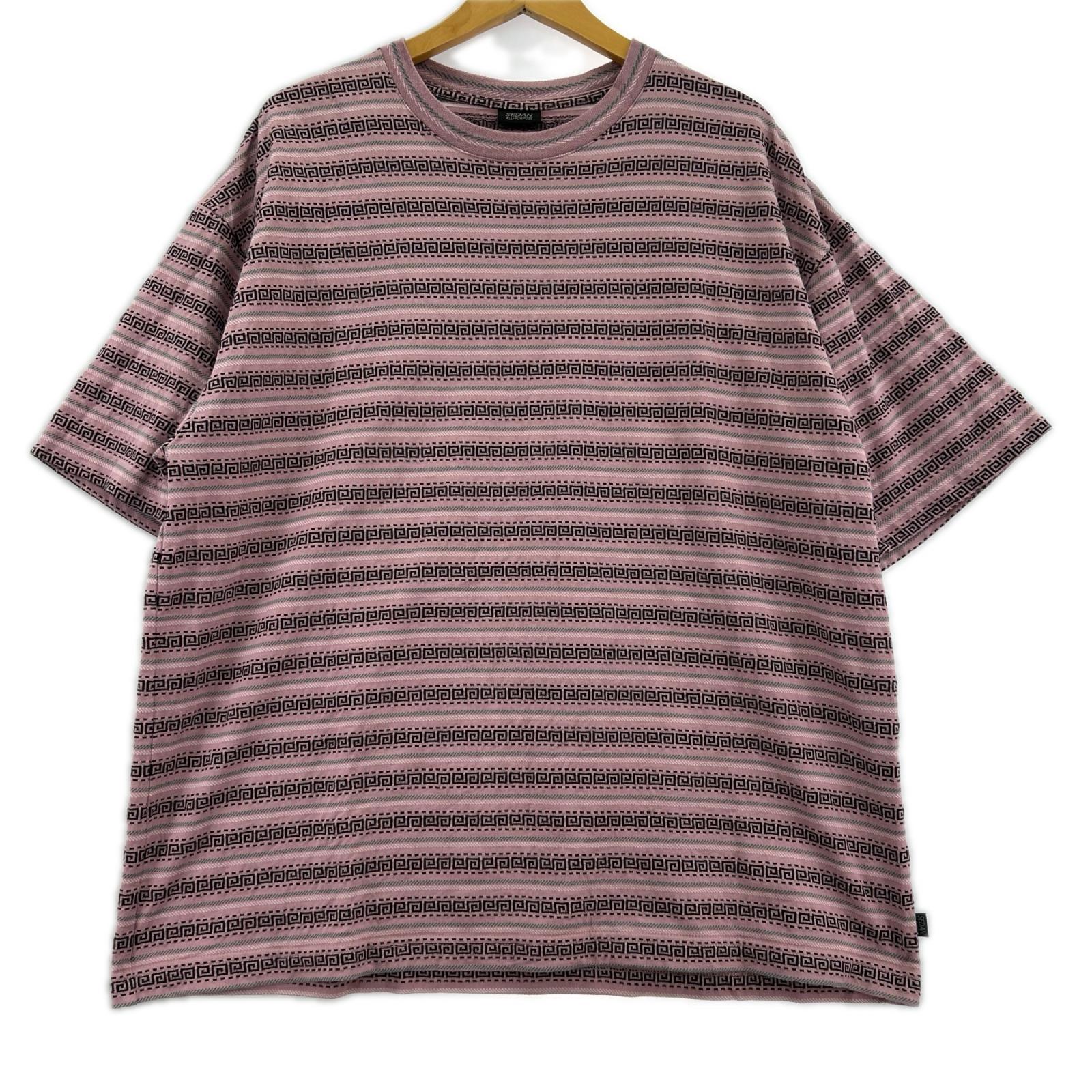 半袖Ｔシャツ SEDAN ALL-PURPOSE Jacquard Striped Tee ピンク