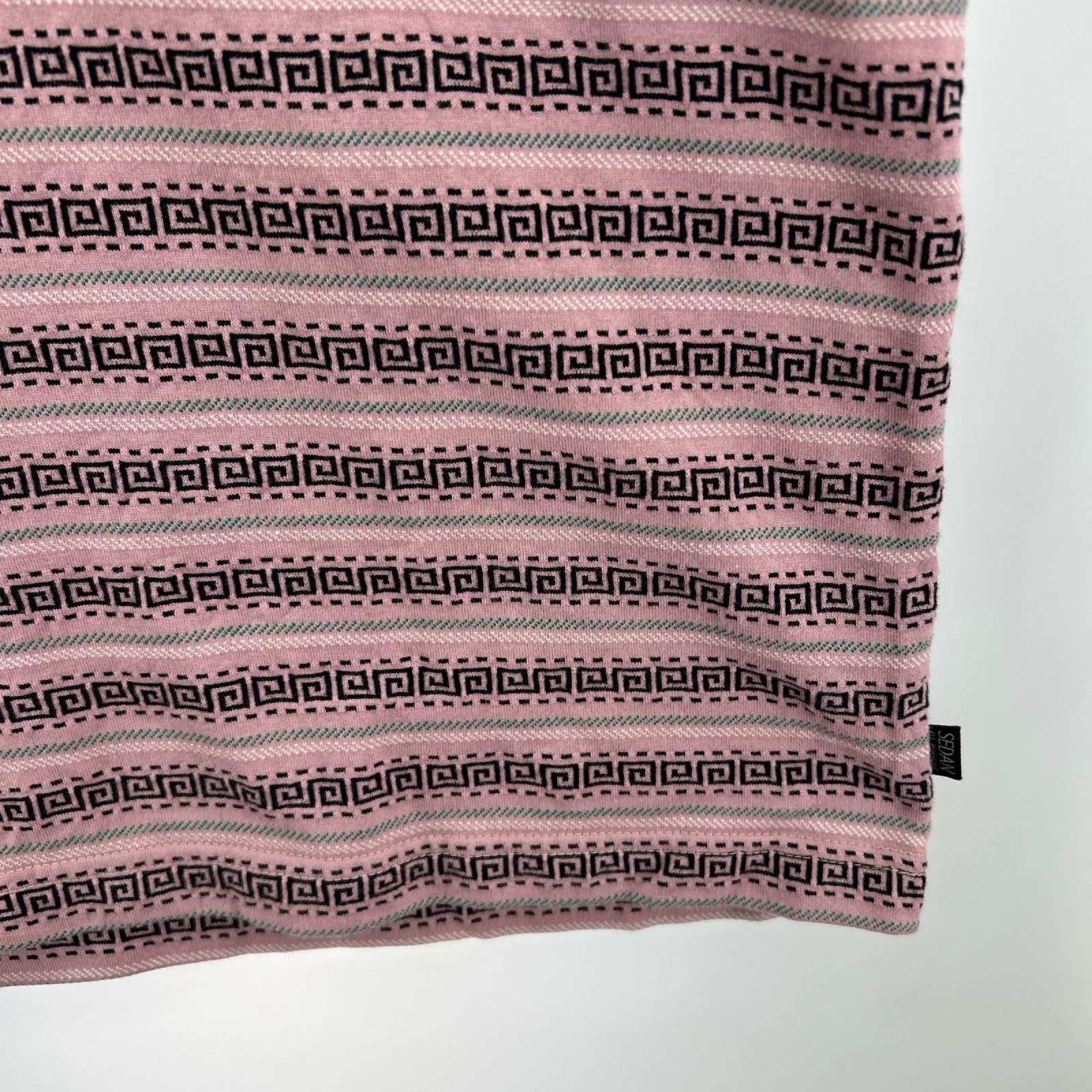 半袖Ｔシャツ SEDAN ALL-PURPOSE Jacquard Striped Tee ピンク