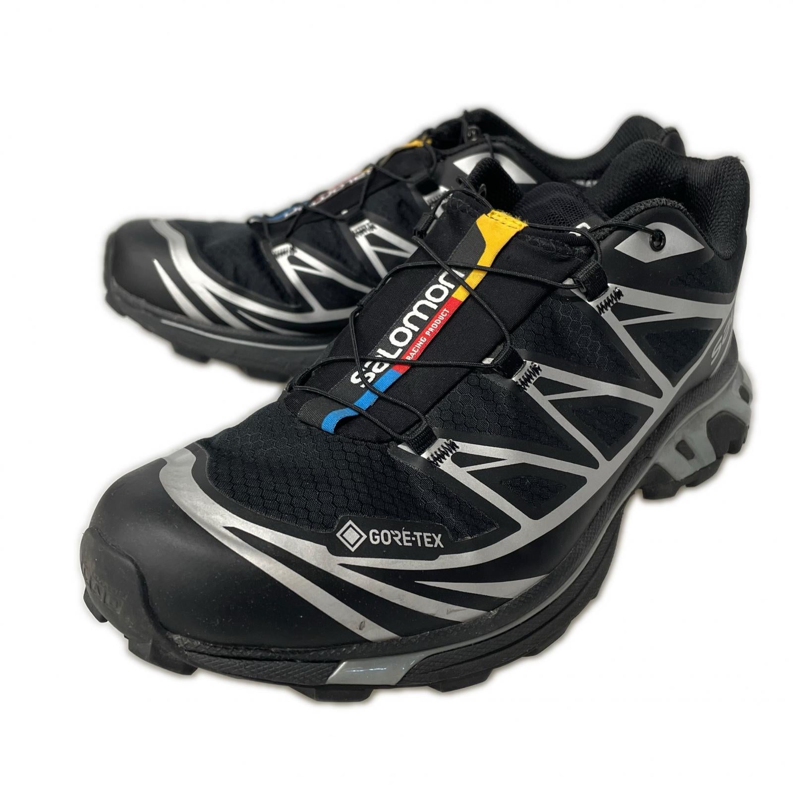 スニーカー SALOMON XT-6 GTX トレイルランニング 27.0 ブラック ブラック