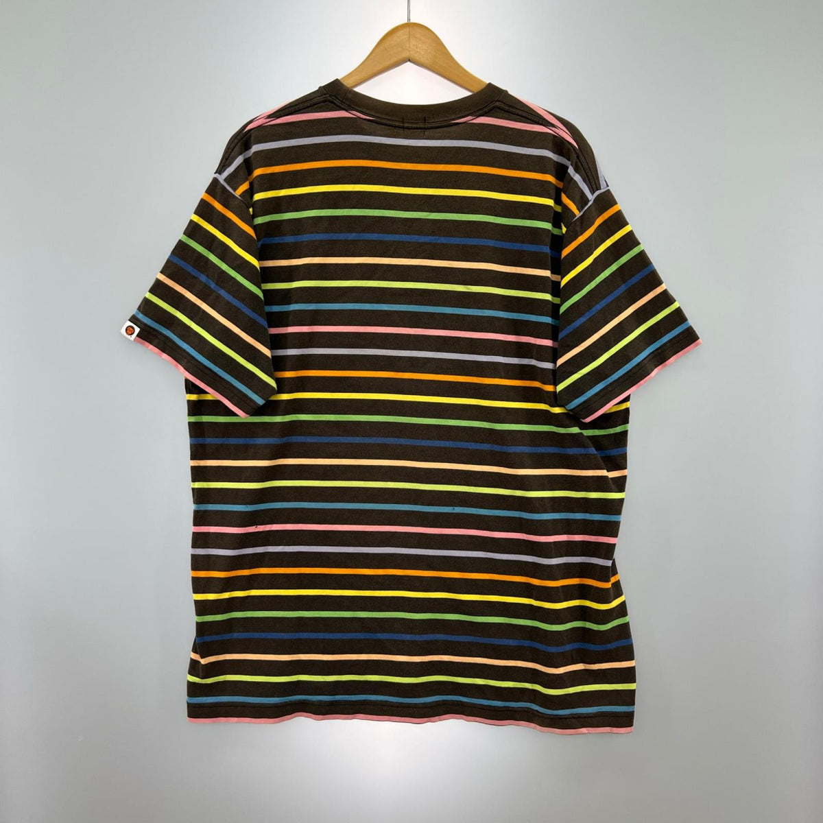 半袖Ｔシャツ ﾎﾞｰﾀﾞｰ ﾌﾞﾗｳﾝ (XL)