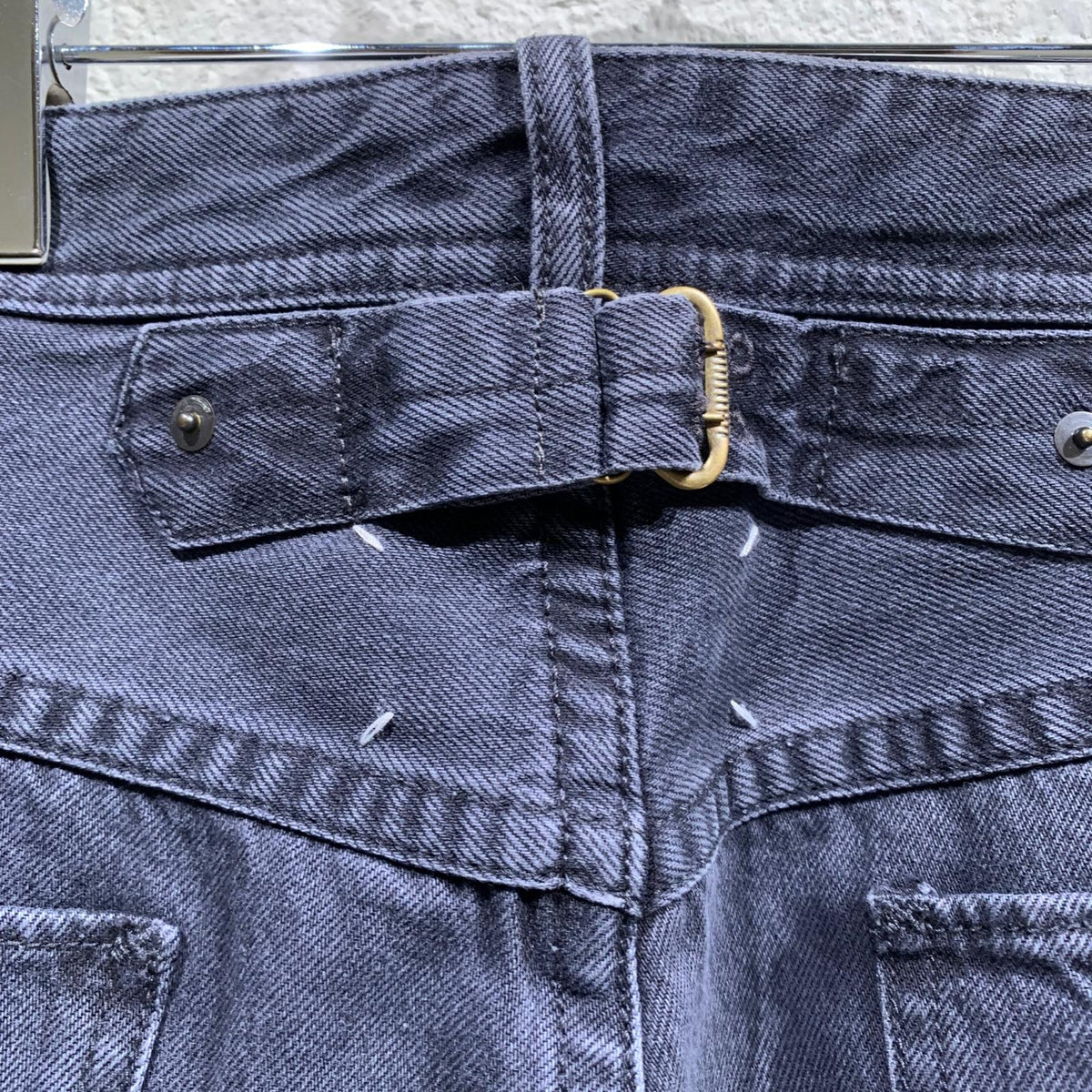 デニムパンツ 26SS ストレートレッグ クロップドジーンズ