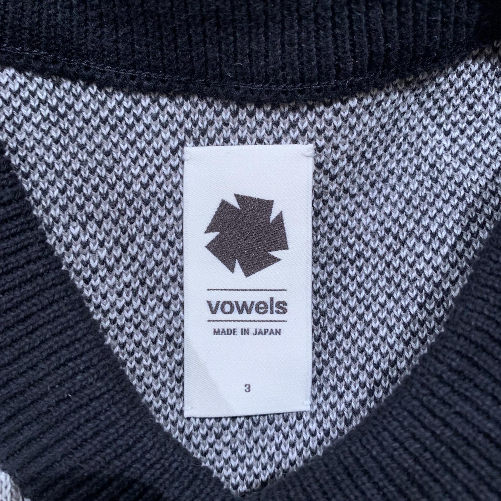 ベスト VOWELS 26SS コットンニットベスト