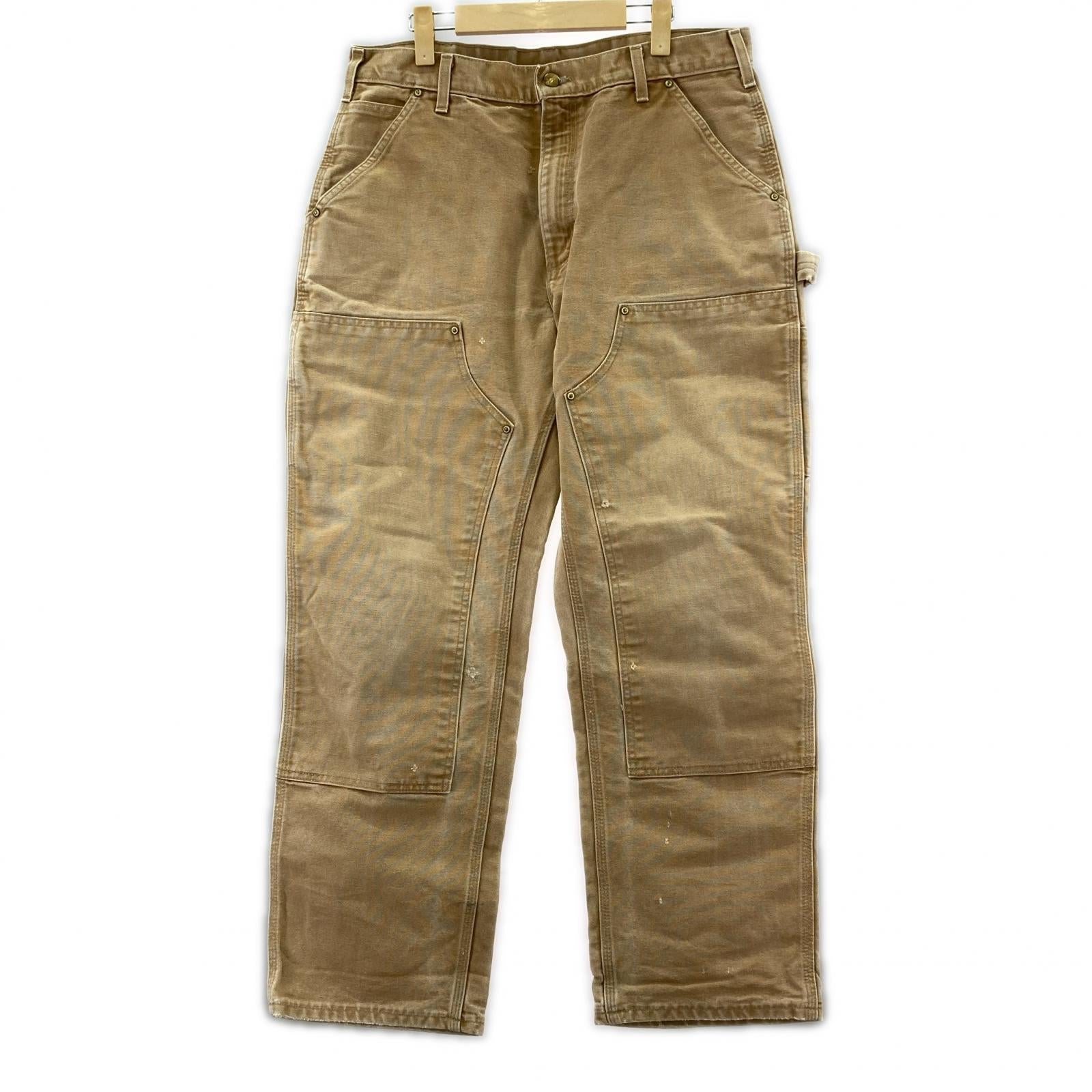デニムパンツ Carhartt ペインターパンツ ダブルニー 34 ベージュ