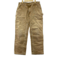 デニムパンツ Carhartt ペインターパンツ ダブルニー 34 ベージュ